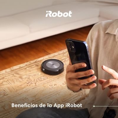 Navegación y control por app del Roomba Combo j7+ con mapeo y zonas