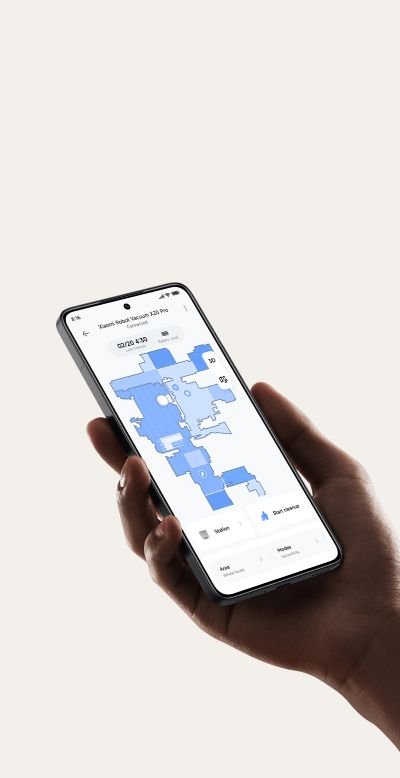 Navegación LDS 360° y control por app del Xiaomi X20 Pro con mapeo y zonas prohibidas