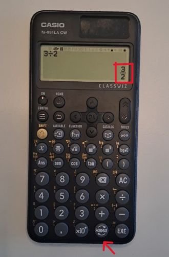 Opciones de formato de resultado en pantalla